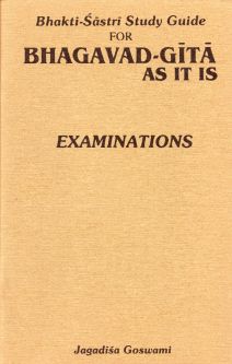 Bhakti Sastri Study Guide Examinations